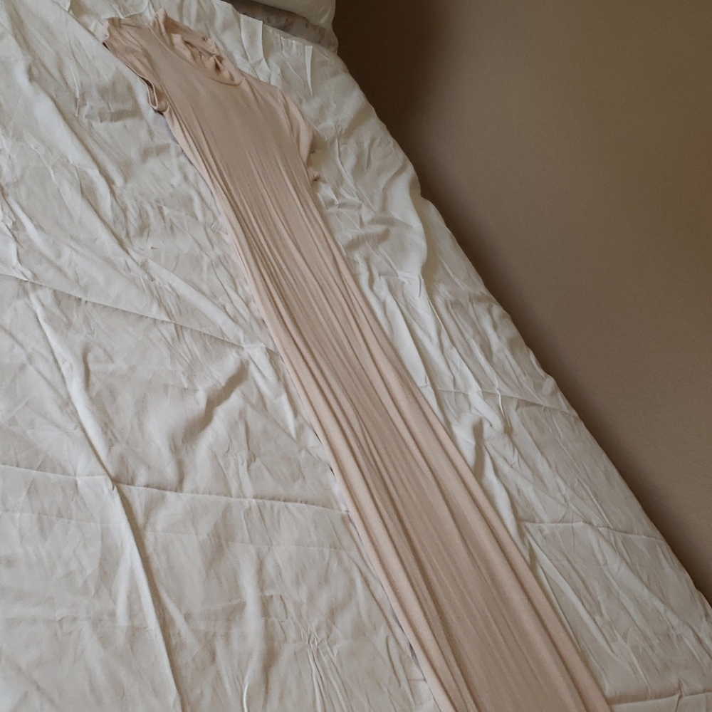 Long dress back open